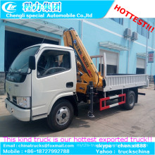 4tons Hydraulic Telescopic Boom Truck Mounted Crane Cargo Crane